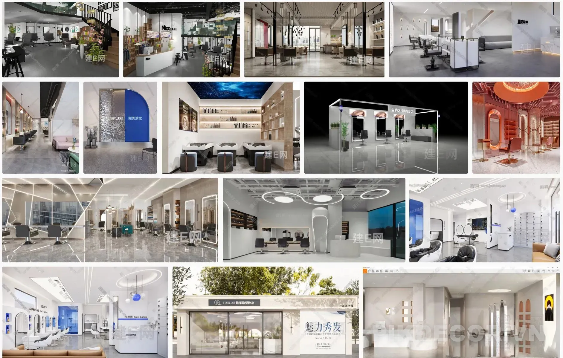 30+ Mẫu Spa Sketchup – Nội Thất Spa, Beauty Salon Hiện Đại