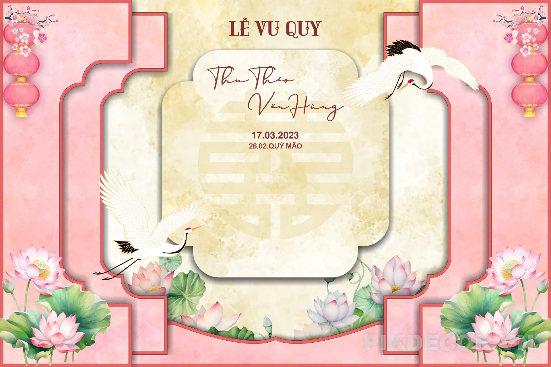 50+ Mẫu Backdrop Cưới Hỏi Đẹp Hiện Đại – File Vector Thiết Kế Phông Đám Cưới Chuẩn In  519