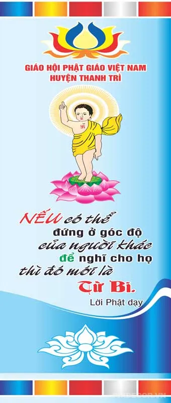 Phướn Phật Đản Đẹp – Thiết Kế Banner Vesak File Ai, Psd Chất Lượng Cao 875