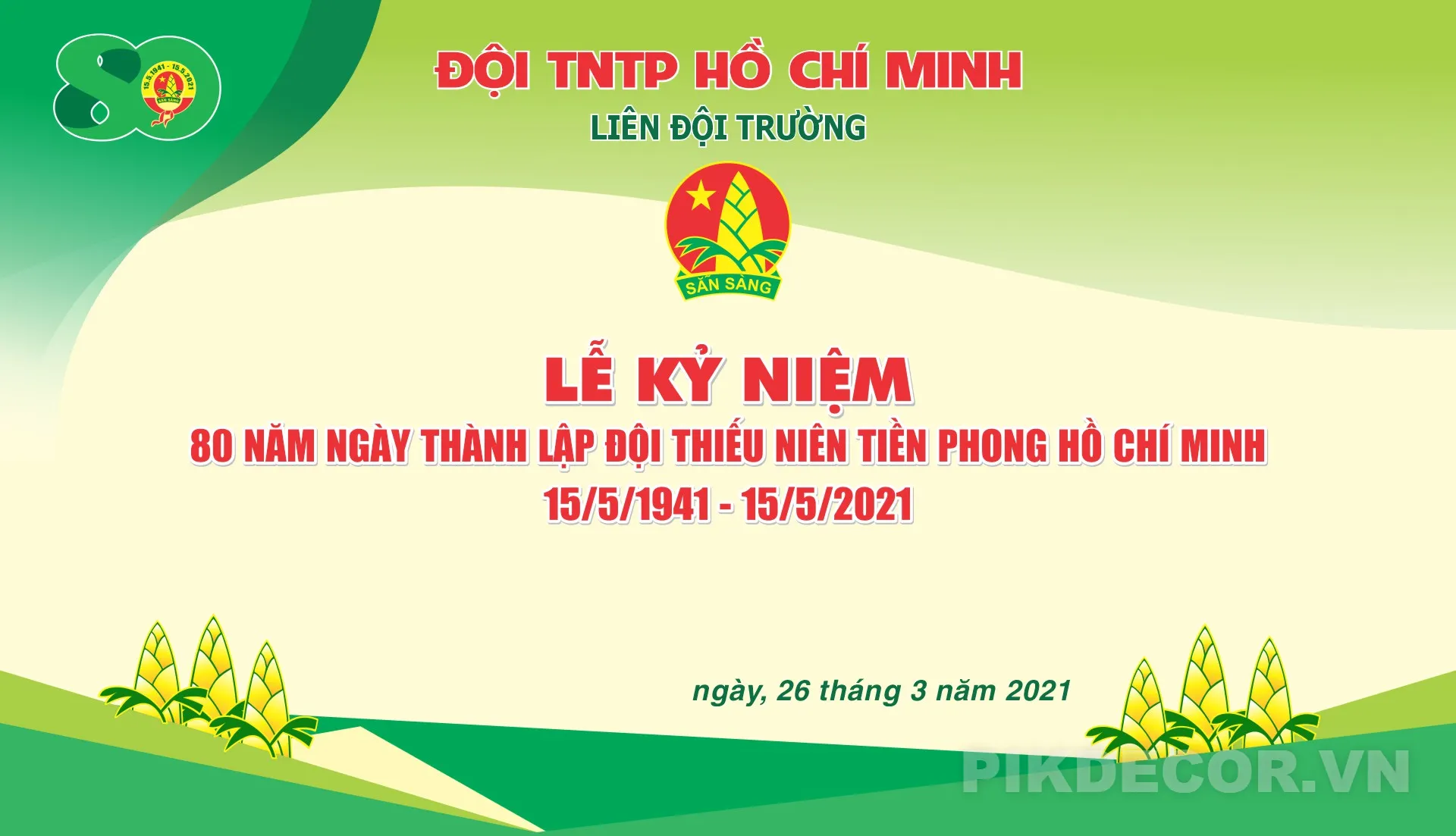 Backdrop Chào Mừng Ngày Thành Lập Đội Thiếu Niên Tiền Phong 471 554
