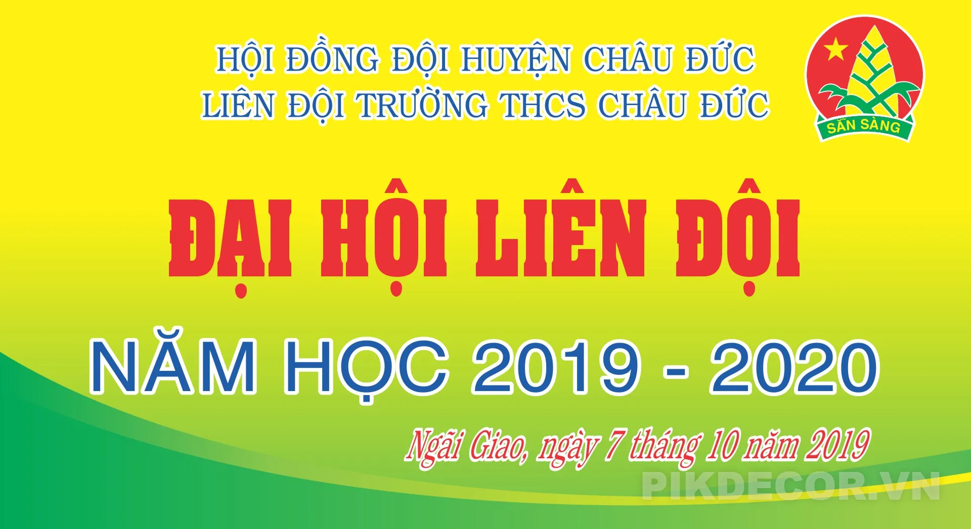 Backdrop Chào Mừng Ngày Thành Lập Đội Thiếu Niên Tiền Phong 471 629