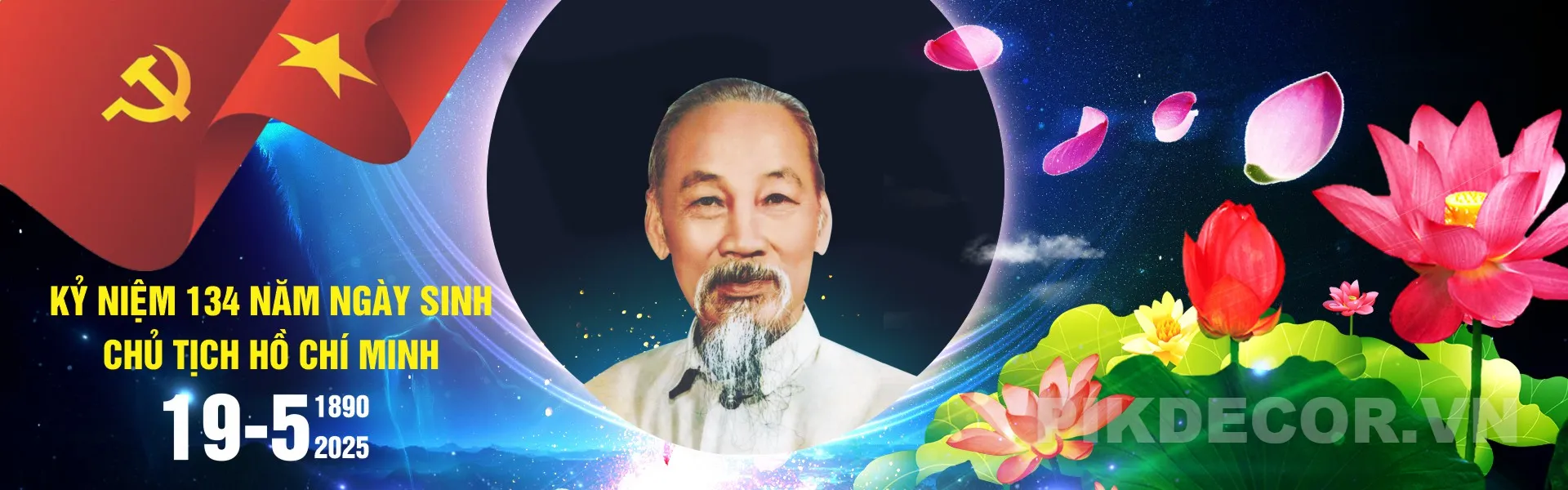 Backdrop Kỷ Niệm Sinh Nhật Bác Hồ  156