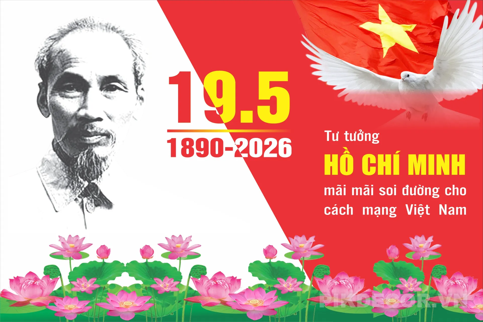 Pano Kỷ Niệm Ngày Sinh Bác Hồ