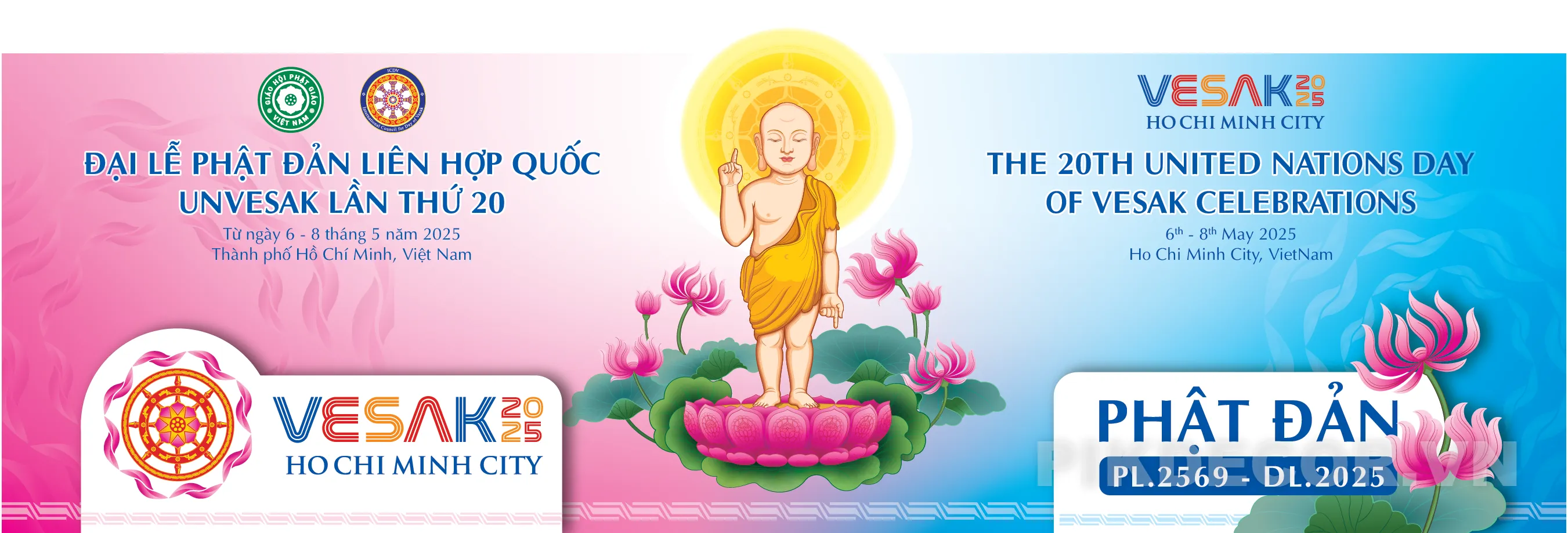 Backdrop Sự Kiên  Ngày Lễ Phật Đản, File Vector In Ấn 339 209 358