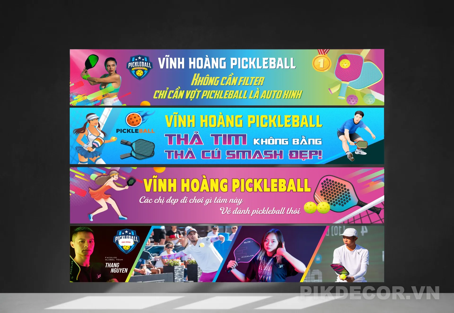 Tải Về Ngay Mẫu Băng Rôn Pickleball Vĩnh Hoàng Thiết Kế Năng Động, Hiện Đại Cho Sự Kiện Thể Thao