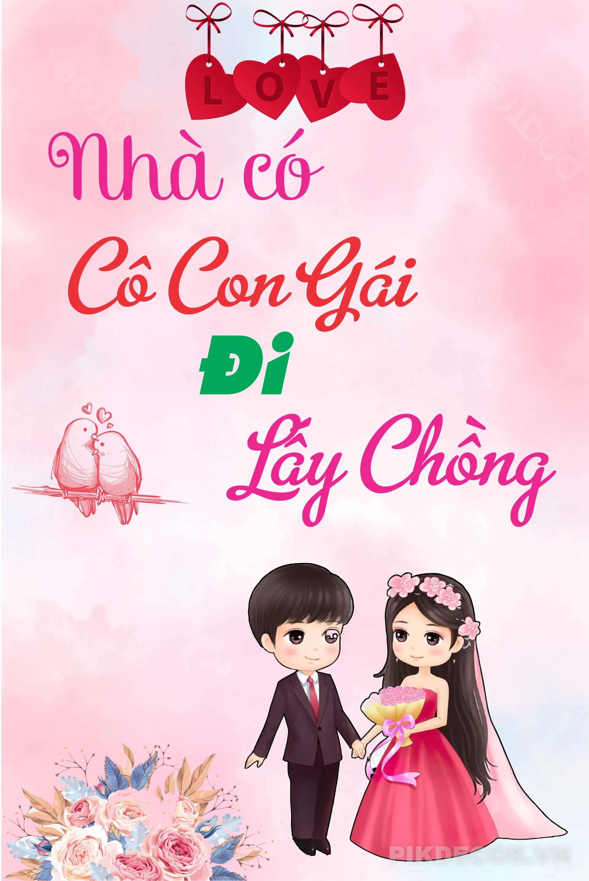 Mẫu Bảng Tên Cổng Vào Đám Cưới Hot Trend – Welcome Wedding Sign Vector