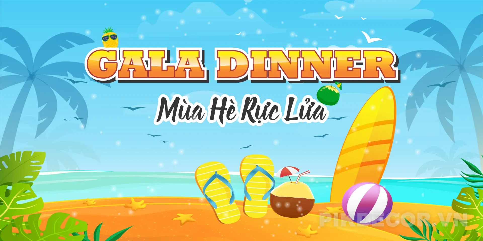 Mẫu Backdrop Gala Dinner Doanh Nghiệp – Banner Sự Kiện Cuối Năm