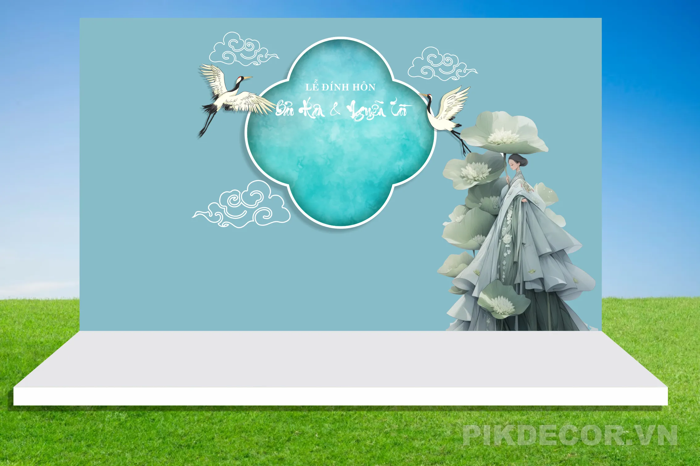 Bộ Sưu Tập Mẫu Backdrop Cưới Hỏi Sang Trọng – File Vector Thiết Kế Phông Cưới Chuyên Nghiệp 997