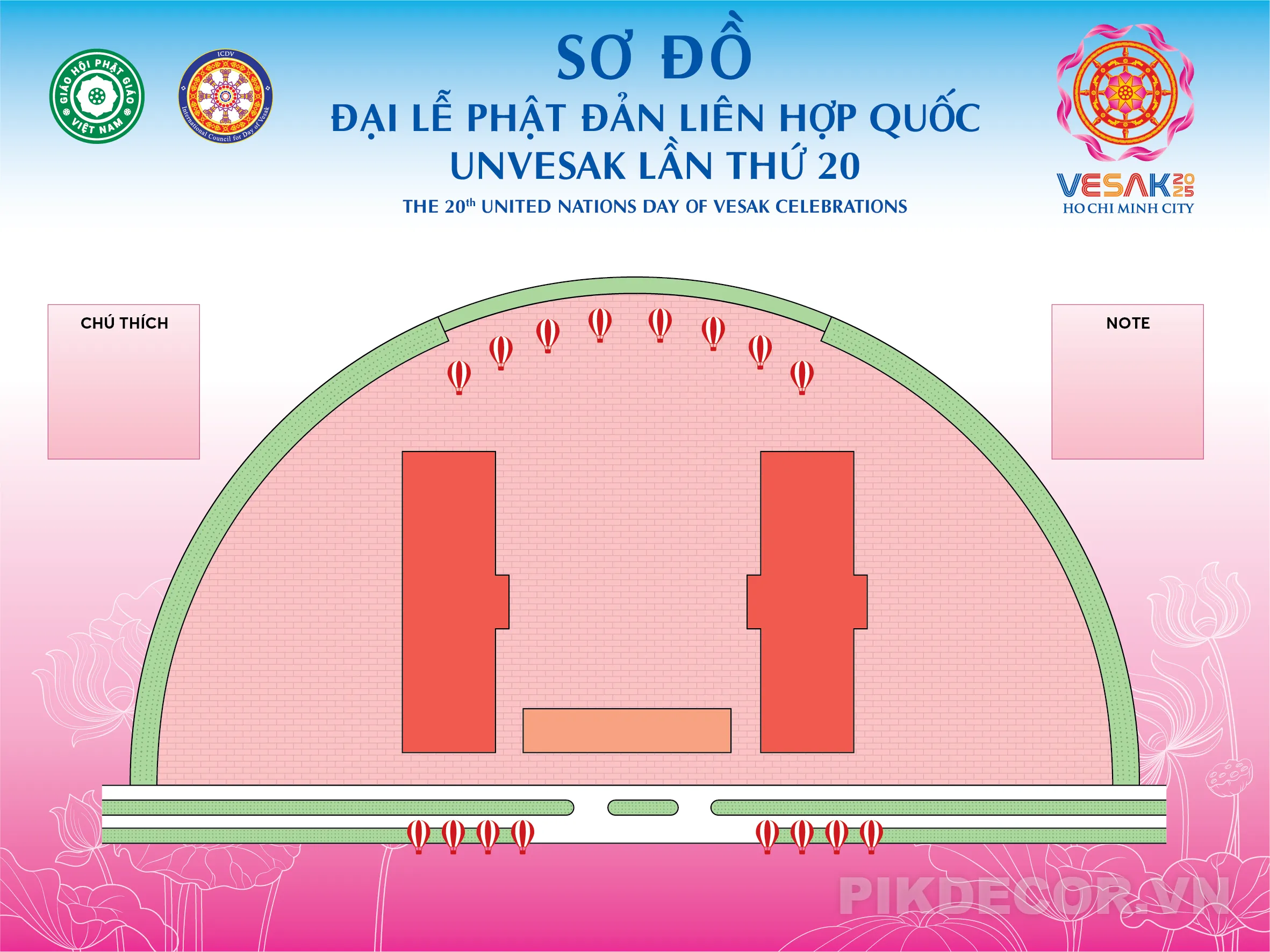 Backdrop Sự Kiên  Ngày Lễ Phật Đản, File Vector In Ấn 339 209