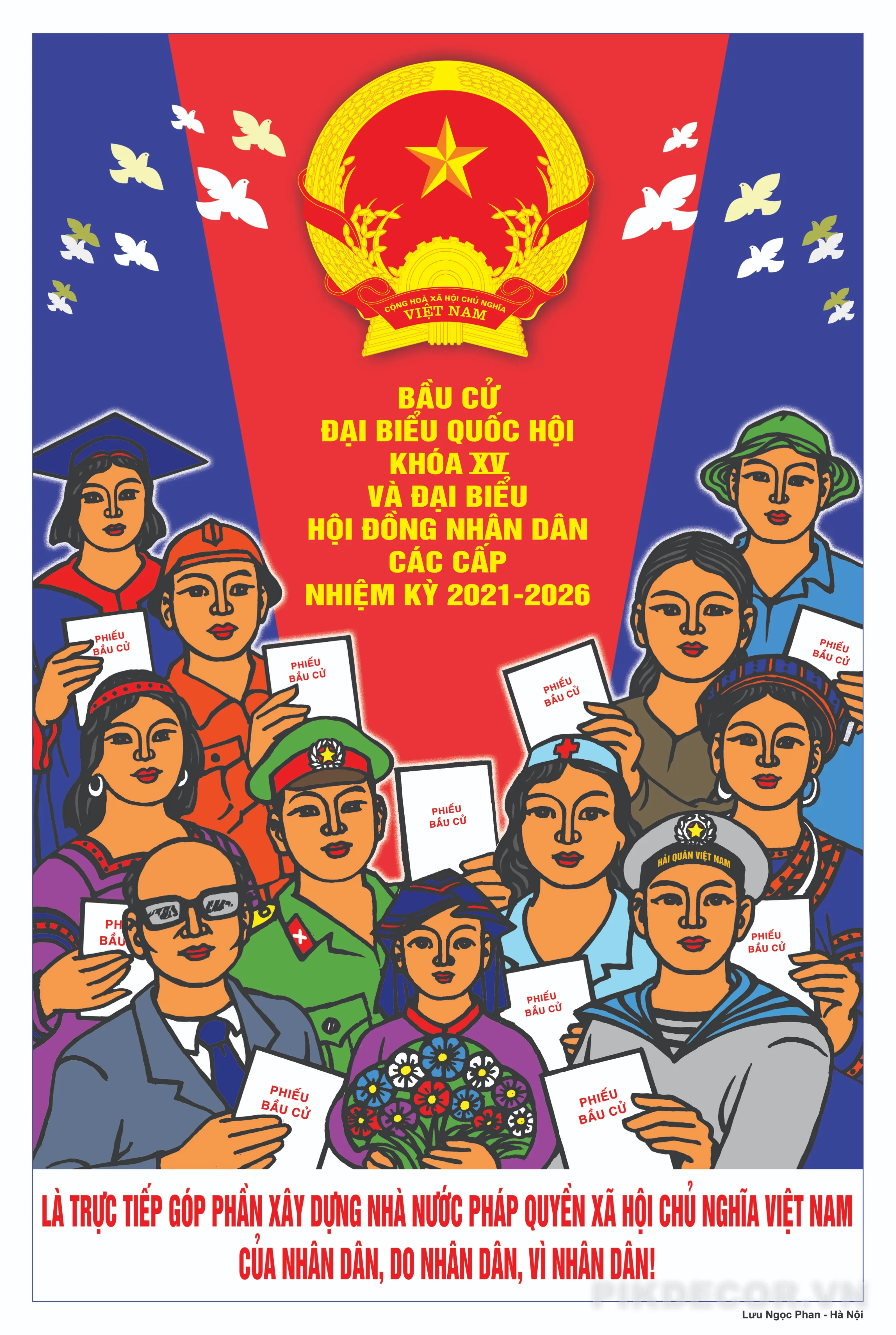Chia Sẽ Mẫu Tranh Cổ Động Để Sử Dụng Chính Thức Trong Các Hoạt Động Tuyên Truyền Bầu Cử Đại Biểu Quốc Hội Và Hđnd Các Cấp 959