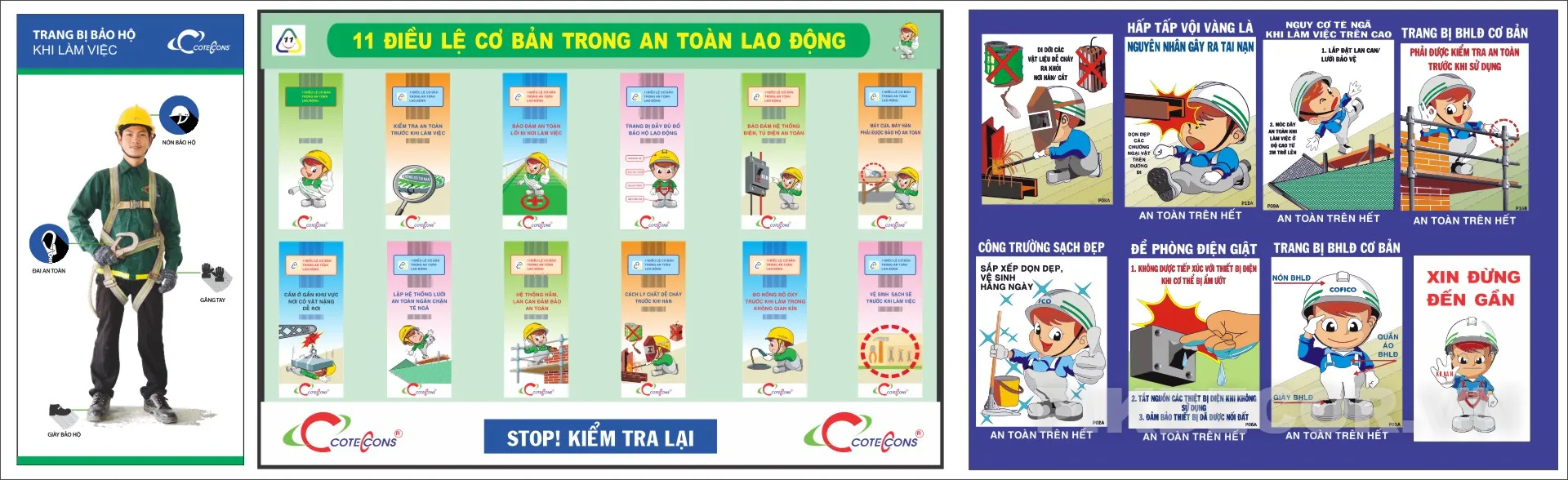 Combo Biển Báo Công Trình – Cảnh Báo, Cấm, Hướng Dẫn An Toàn Lao Động 791