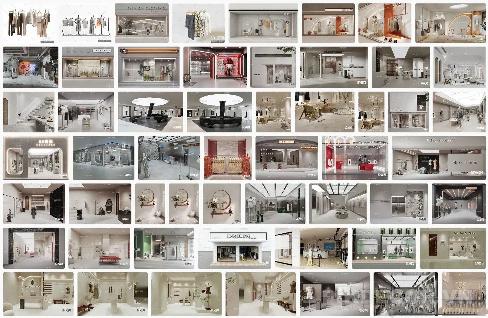 Download 44+ Fashion Shop Sketchup Model – Thiết Kế Shop Quần Áo Đẹp