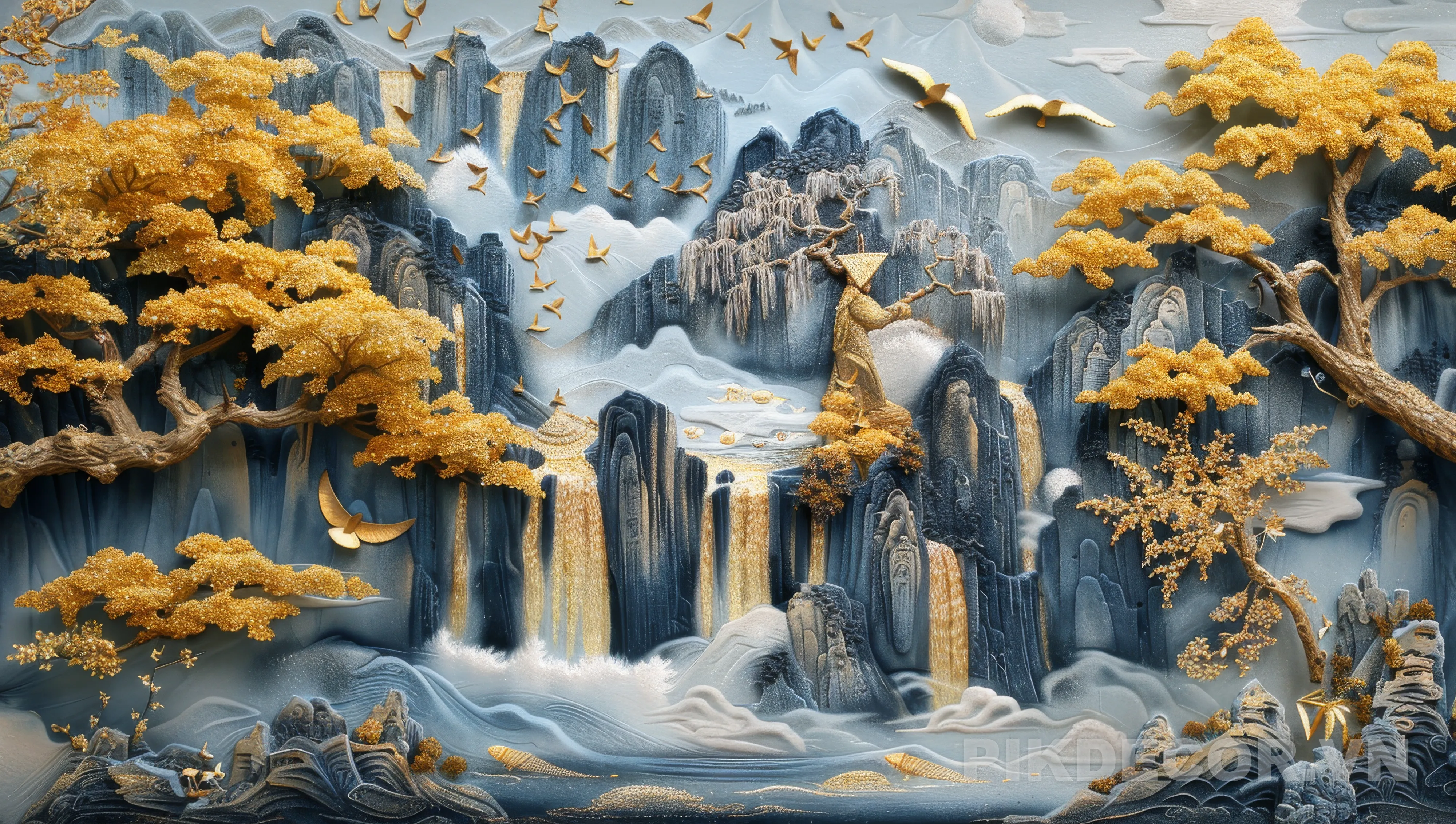 Download File Tranh 3D Tráng Gương Luxury – Mẫu In Uv Cao Cấp 806