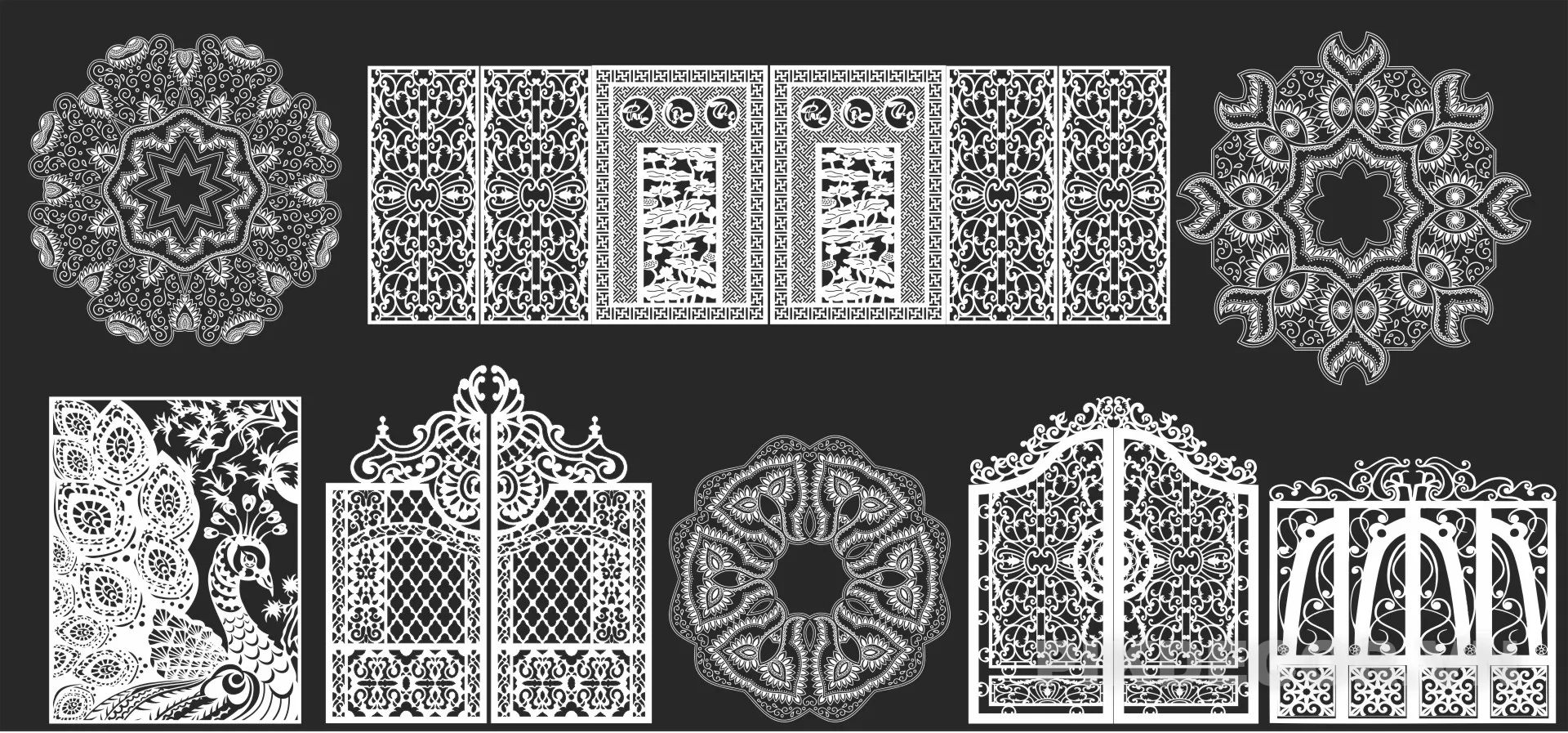 File Cnc Hoa Văn Cửa Sắt Mới Nhất