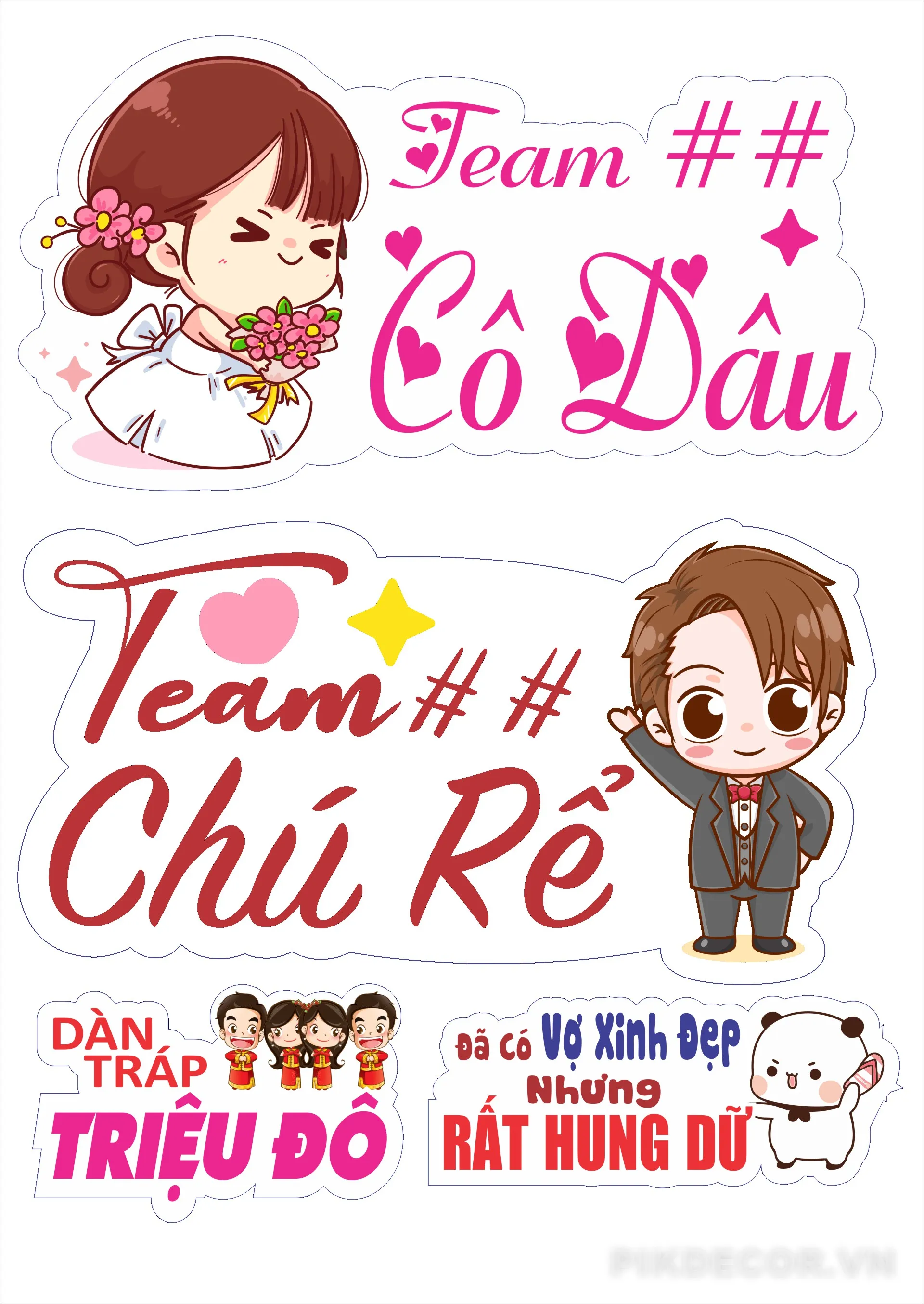 Hashtag Cầm Tay Chụp Ảnh Wedding Party – File Vector Đẹp 341