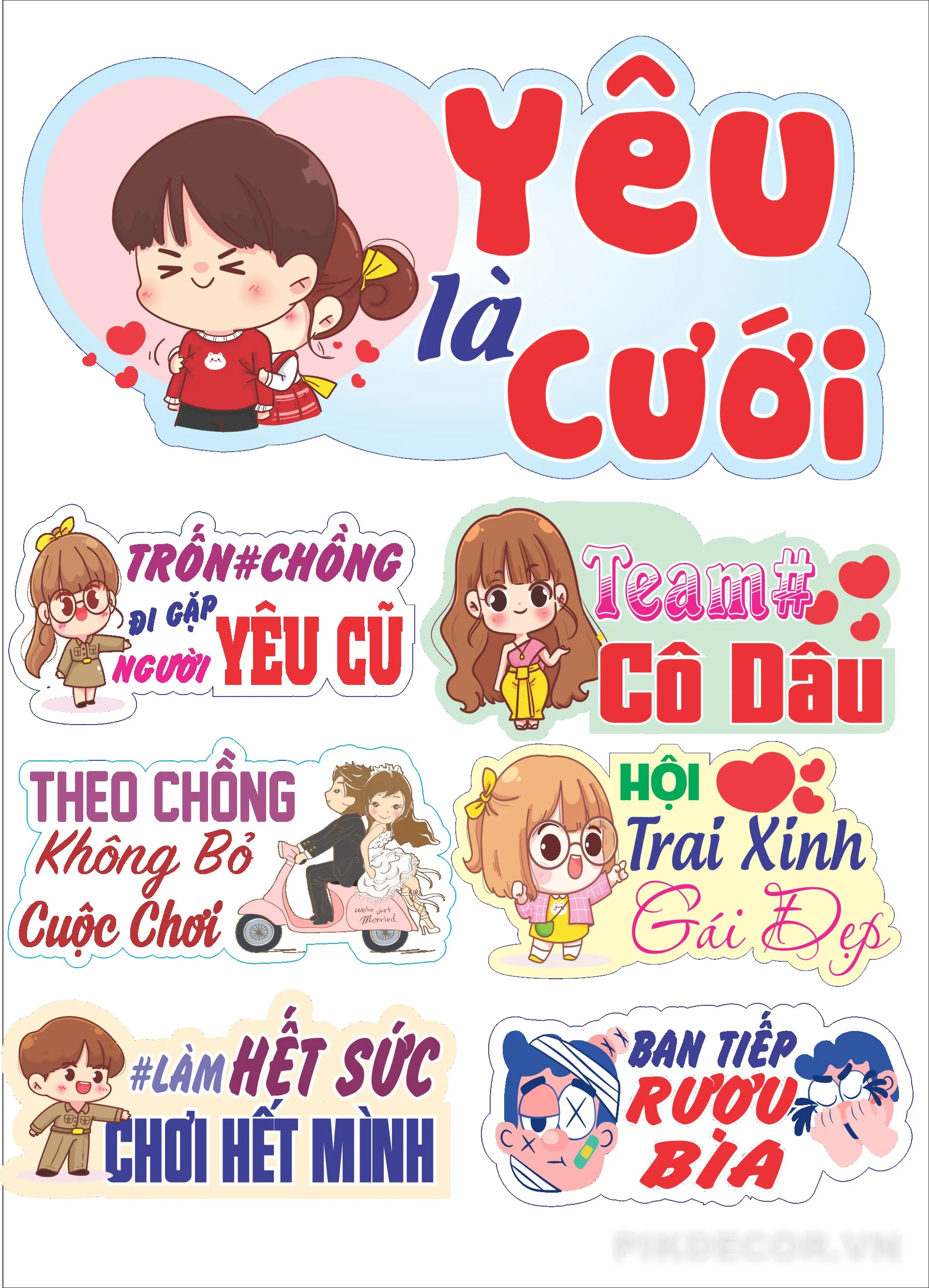 Hashtag Cầm Tay Chụp Ảnh Wedding Party – File Vector Đẹp 767