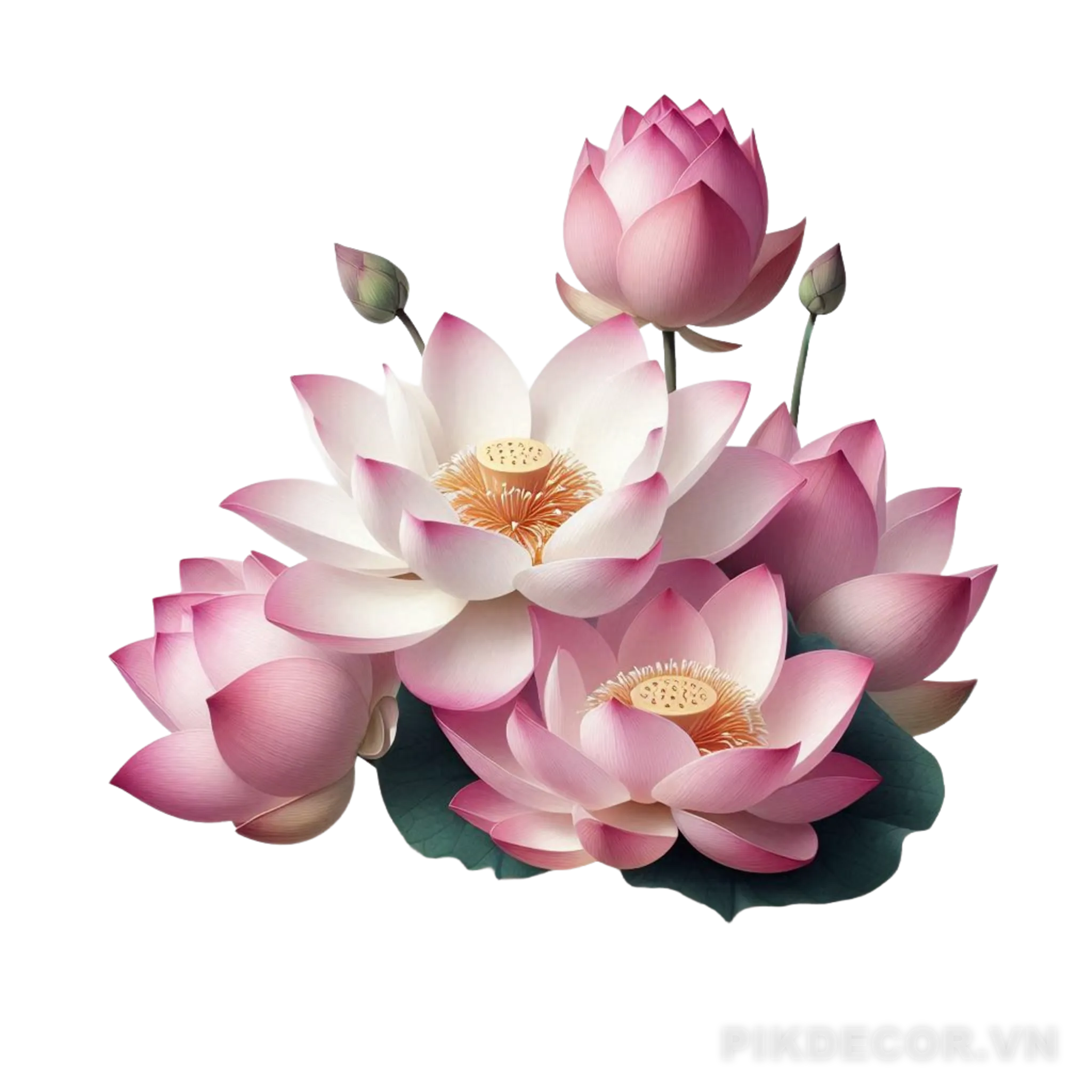 Hoa Sen – Lotus Vector, Png 438