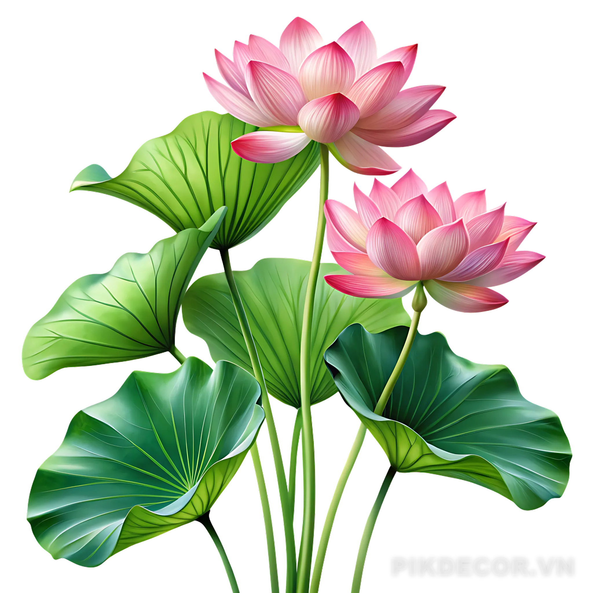 Hoa Sen – Lotus Vector, Png 937