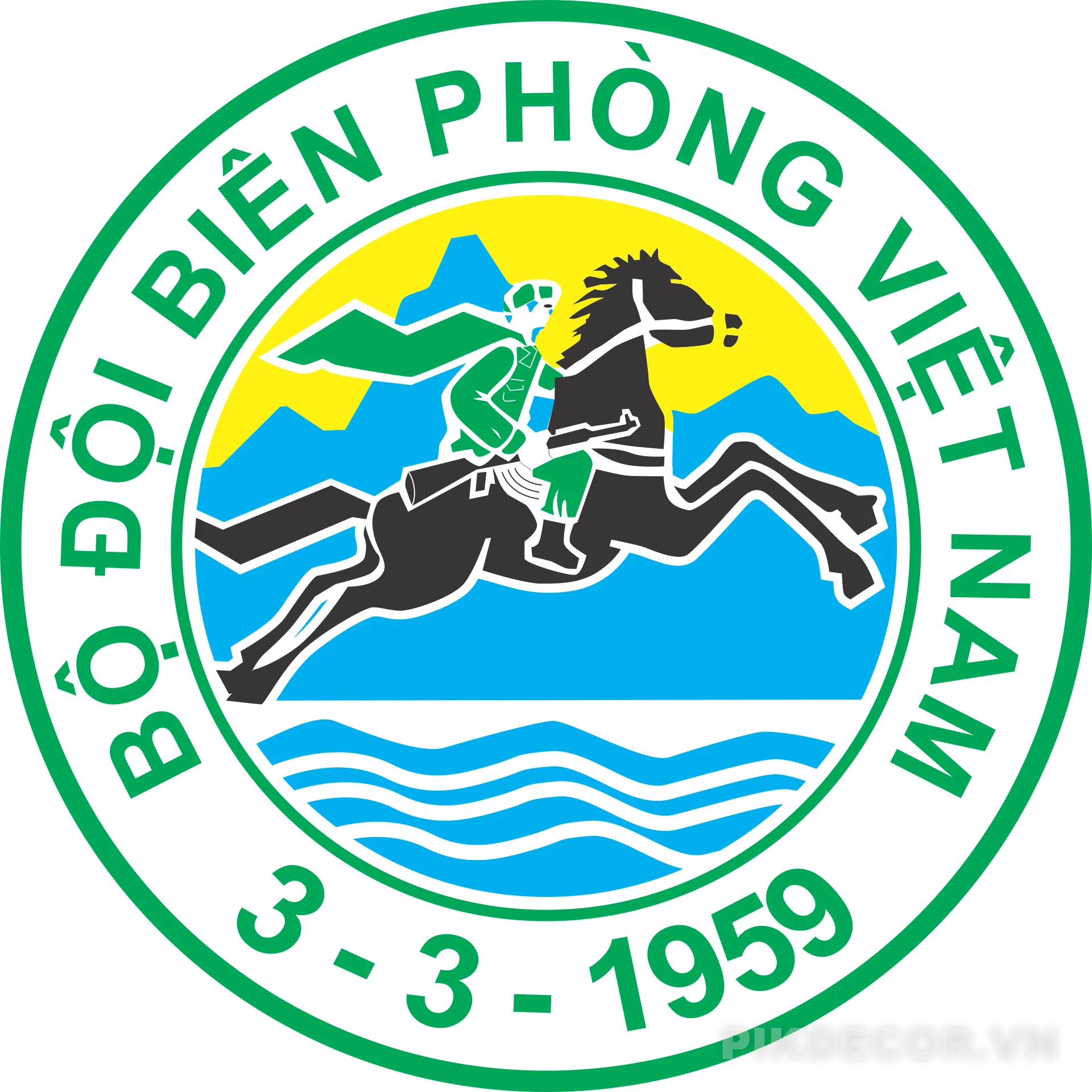 Logo Bộ Đội Biên Phòng File Vector Png