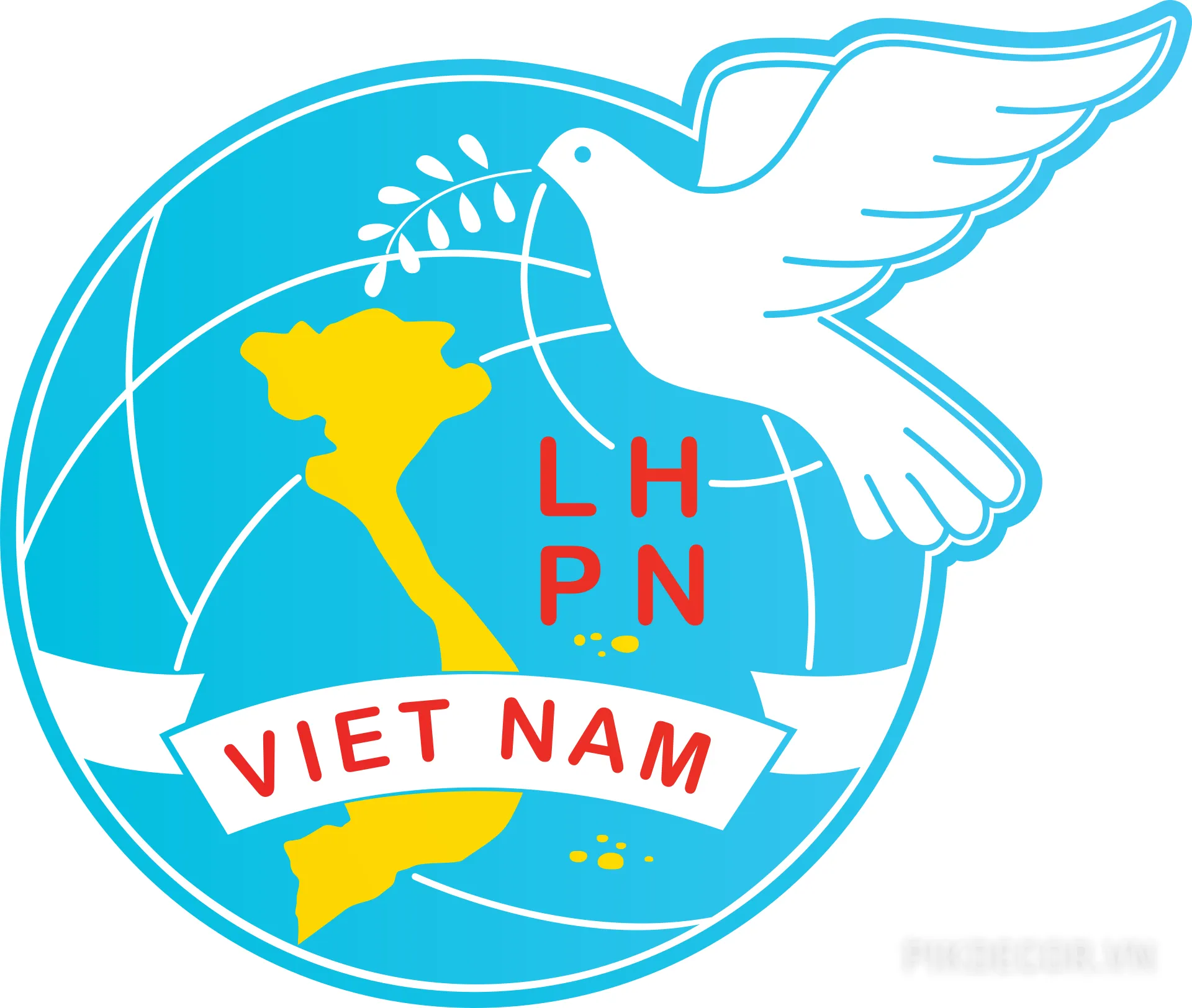 Logo Hội Liên Hiệp Phụ Nữ Việt Nam, File Vector, Png