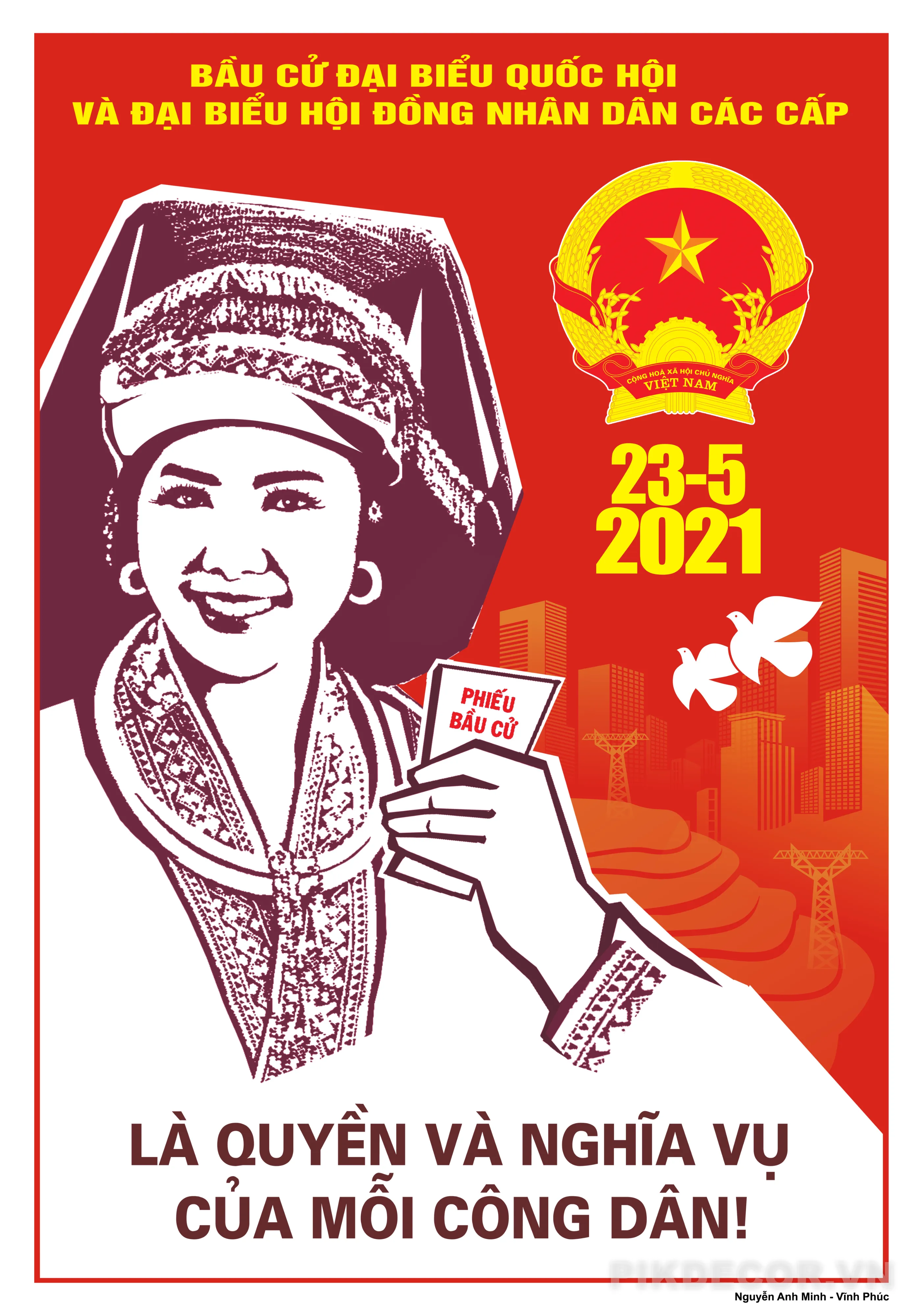 Mẫu Tranh Cổ Động Để Sử Dụng Chính Thức Trong Các Hoạt Động Tuyên Truyền Bầu Cử Đại Biểu Quốc Hội Và Hđnd Các Cấp 138