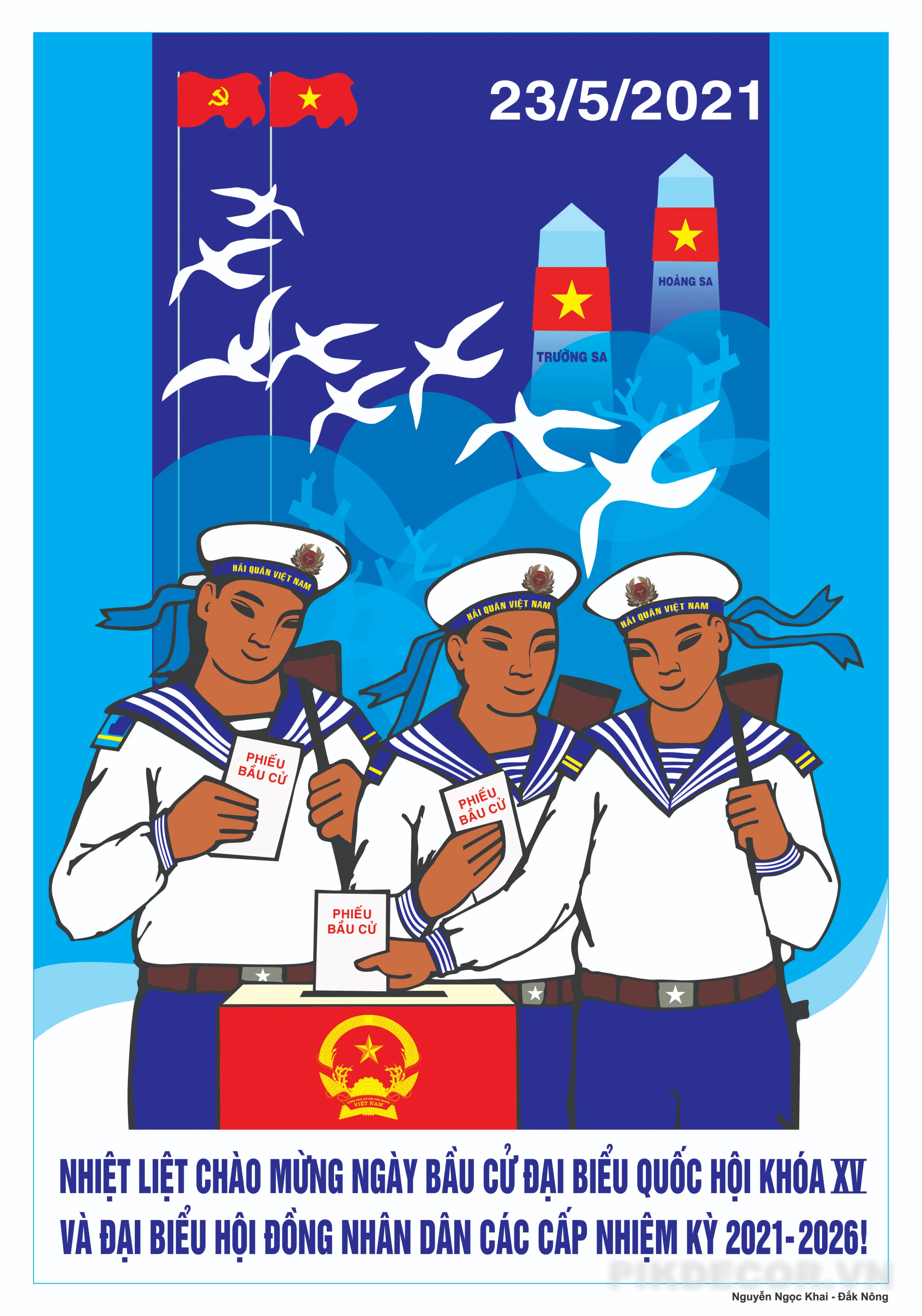 Mẫu Tranh Cổ Động Để Sử Dụng Chính Thức Trong Các Hoạt Động Tuyên Truyền Bầu Cử Đại Biểu Quốc Hội Và Hđnd Các Cấp 