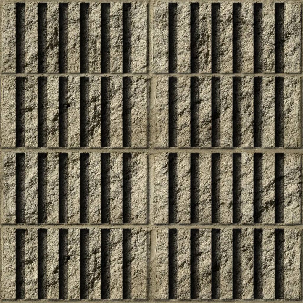 Map Texture Gạch Bê Tông Xẻ Rãnh 3D Chất Lượng Cao | Concrete Rib ...