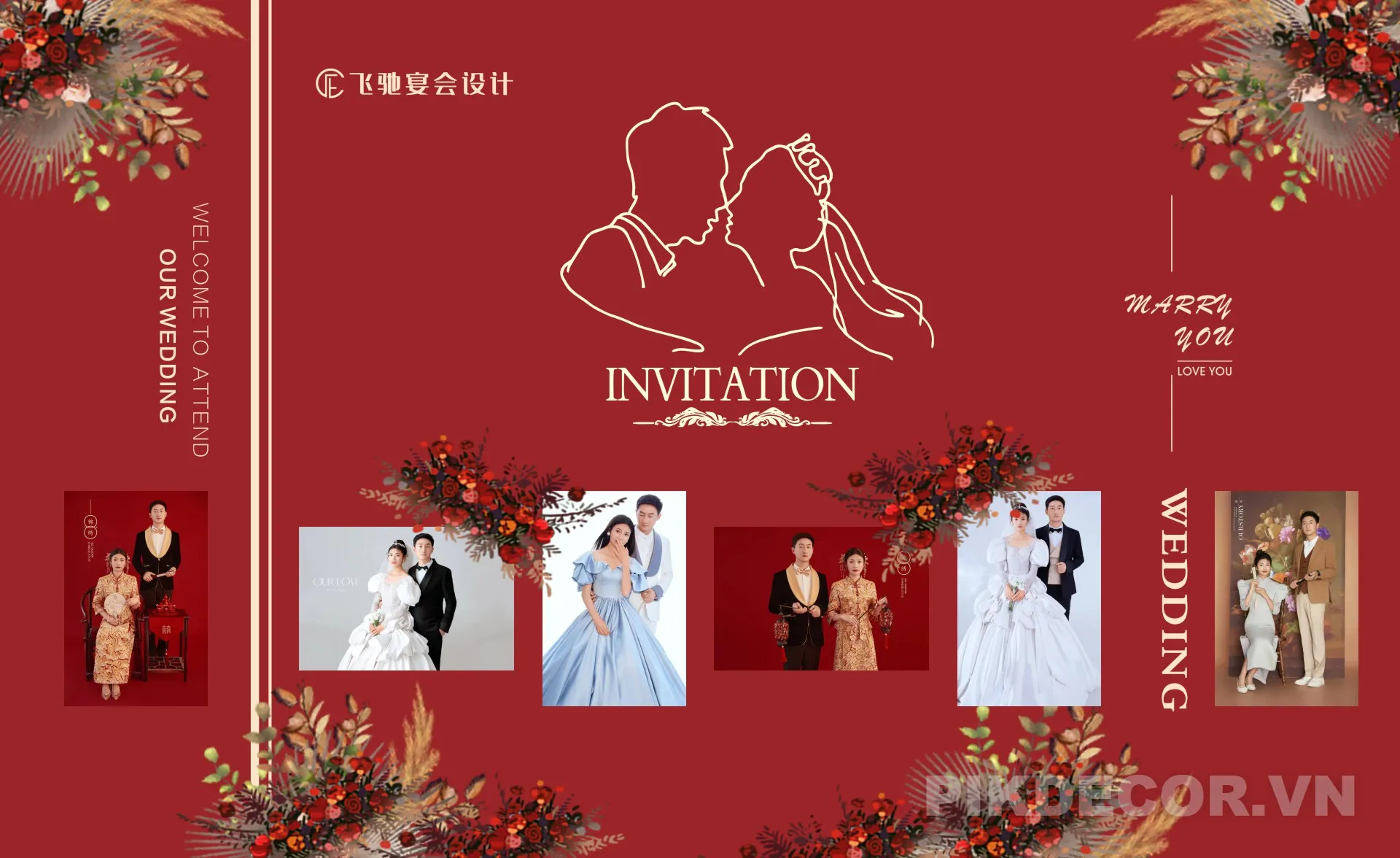 Mẫu Backdrop Cưới Hỏi Đẹp Hiện Đại – File Vector Cdr Ai Thiết Kế Phông Đám Cưới 124