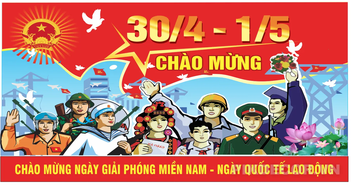Mẫu Banner Ấn Tượng Kỷ Niệm 30/4 Giải Phóng Miền Nam Thống Nhất Đất Nước (Vietnam Liberation Day) [F 510 134 126