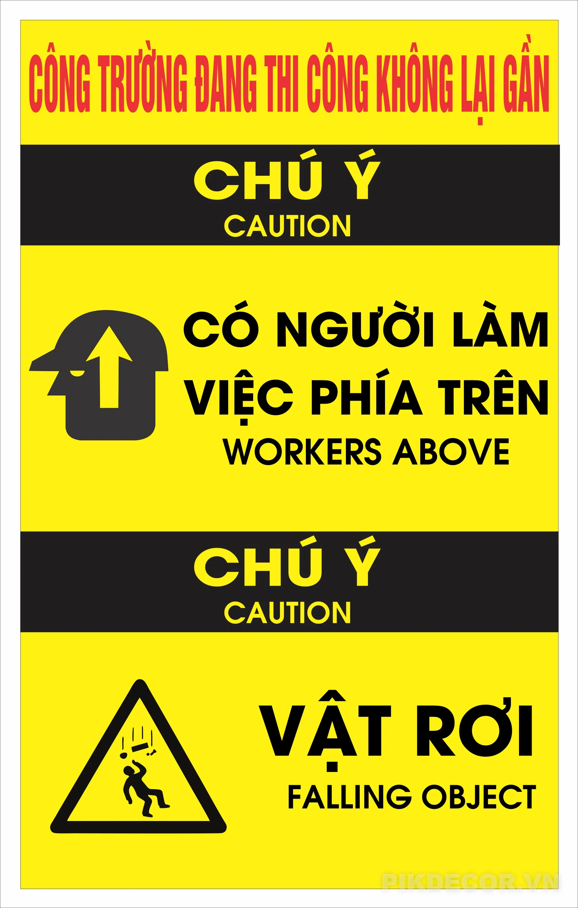 Mẫu Biển An Toàn Lao Động 800