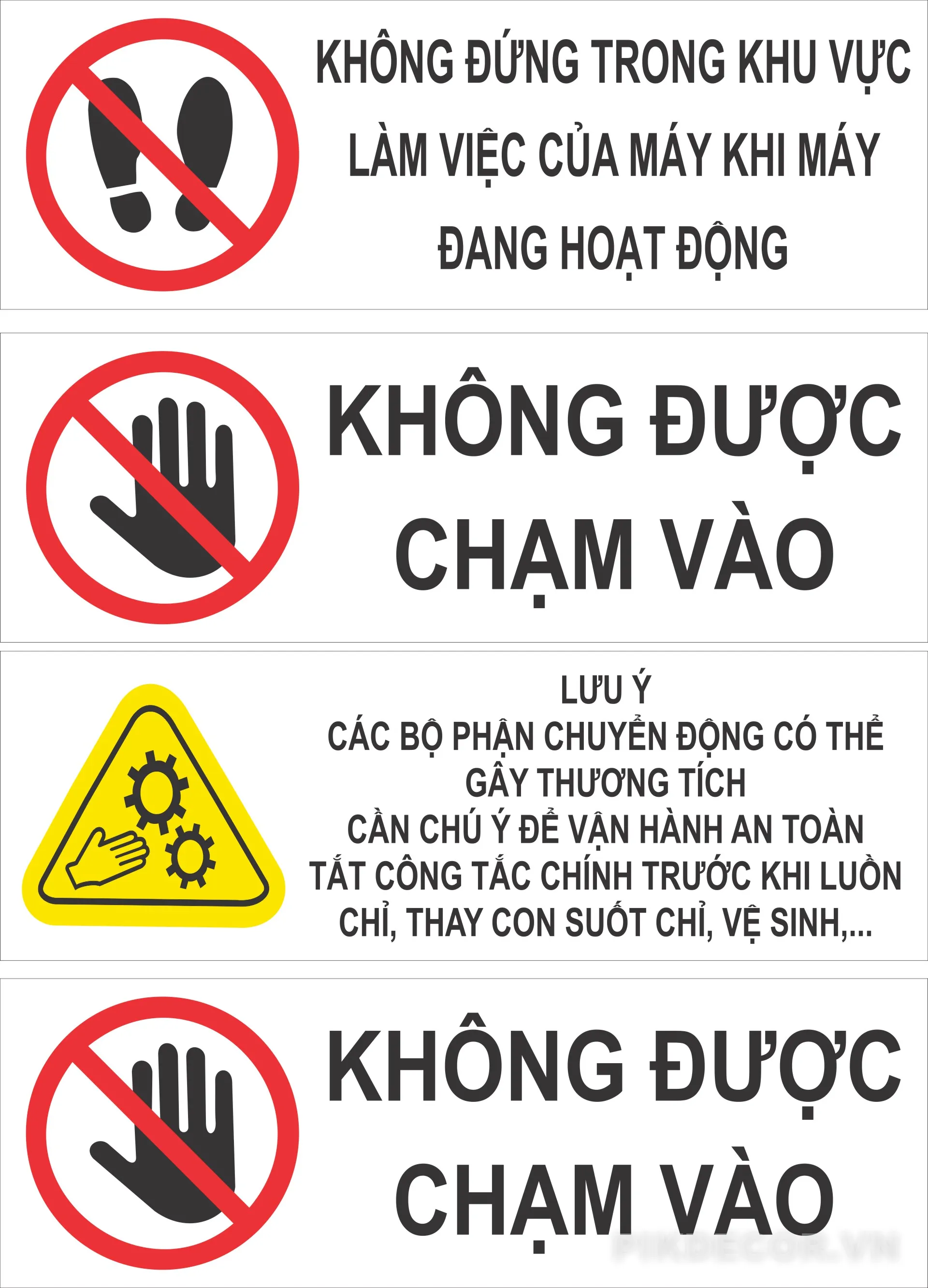 Mẫu Biển Cảnh Báo Nguy Hiểm File Vector, In Ấn 142 601