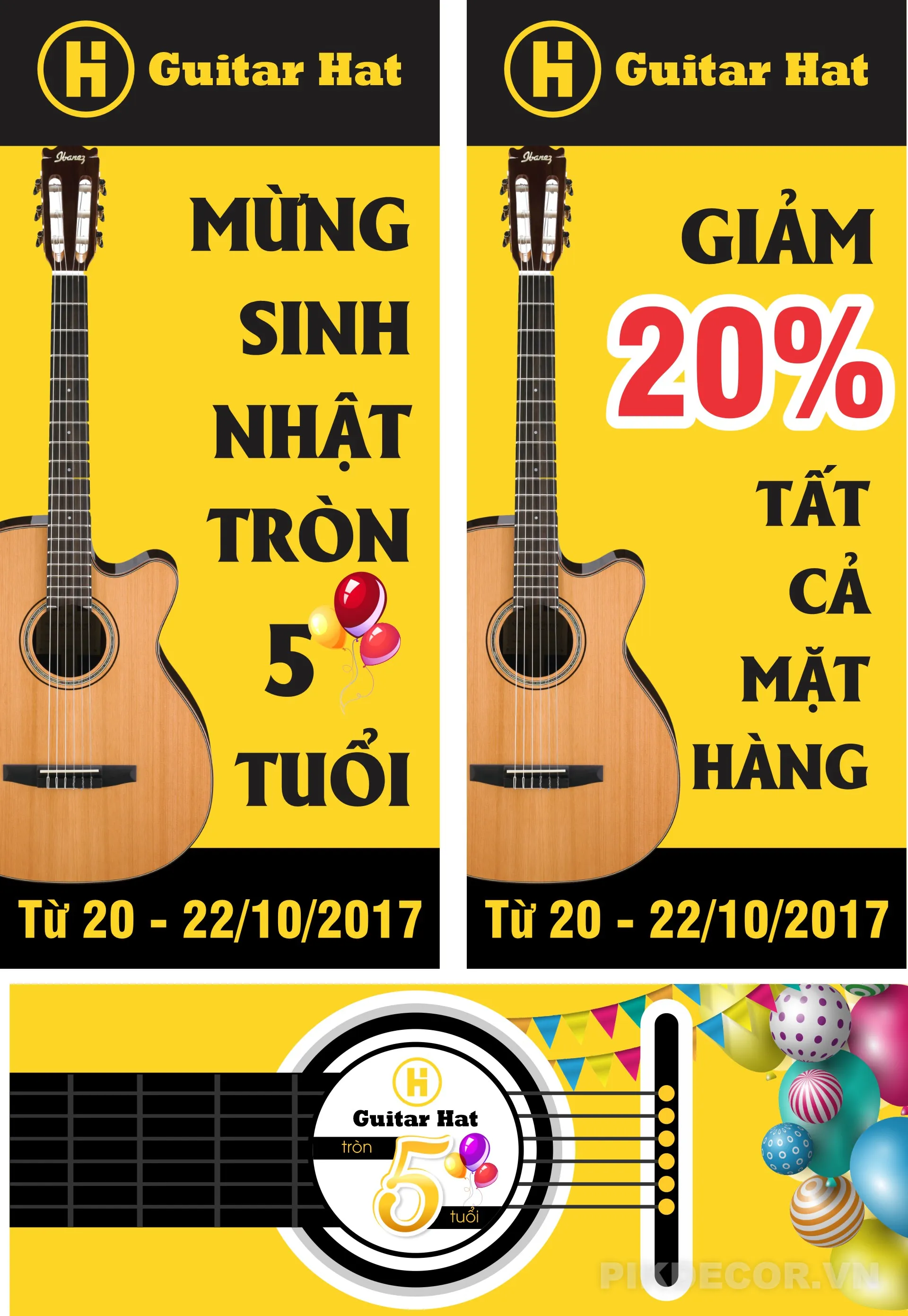 Banner Poster Sale Dàn Gita