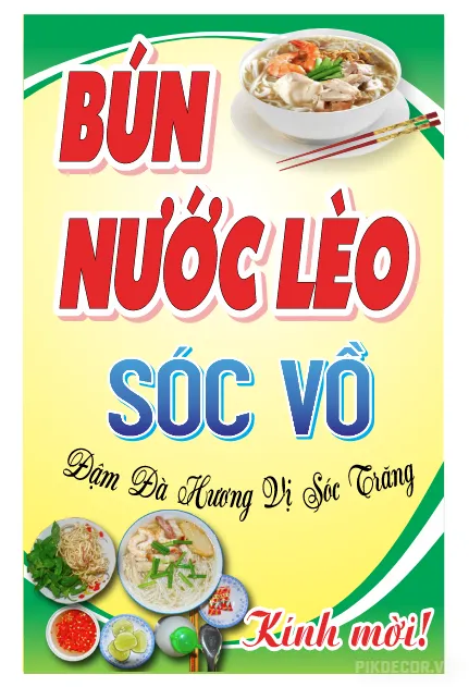 Mẫu Biển Quảng Cáo Biển Vẫy Quán Nước