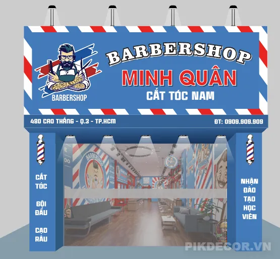 Mẫu Biển Quảng Cáo Barbershop