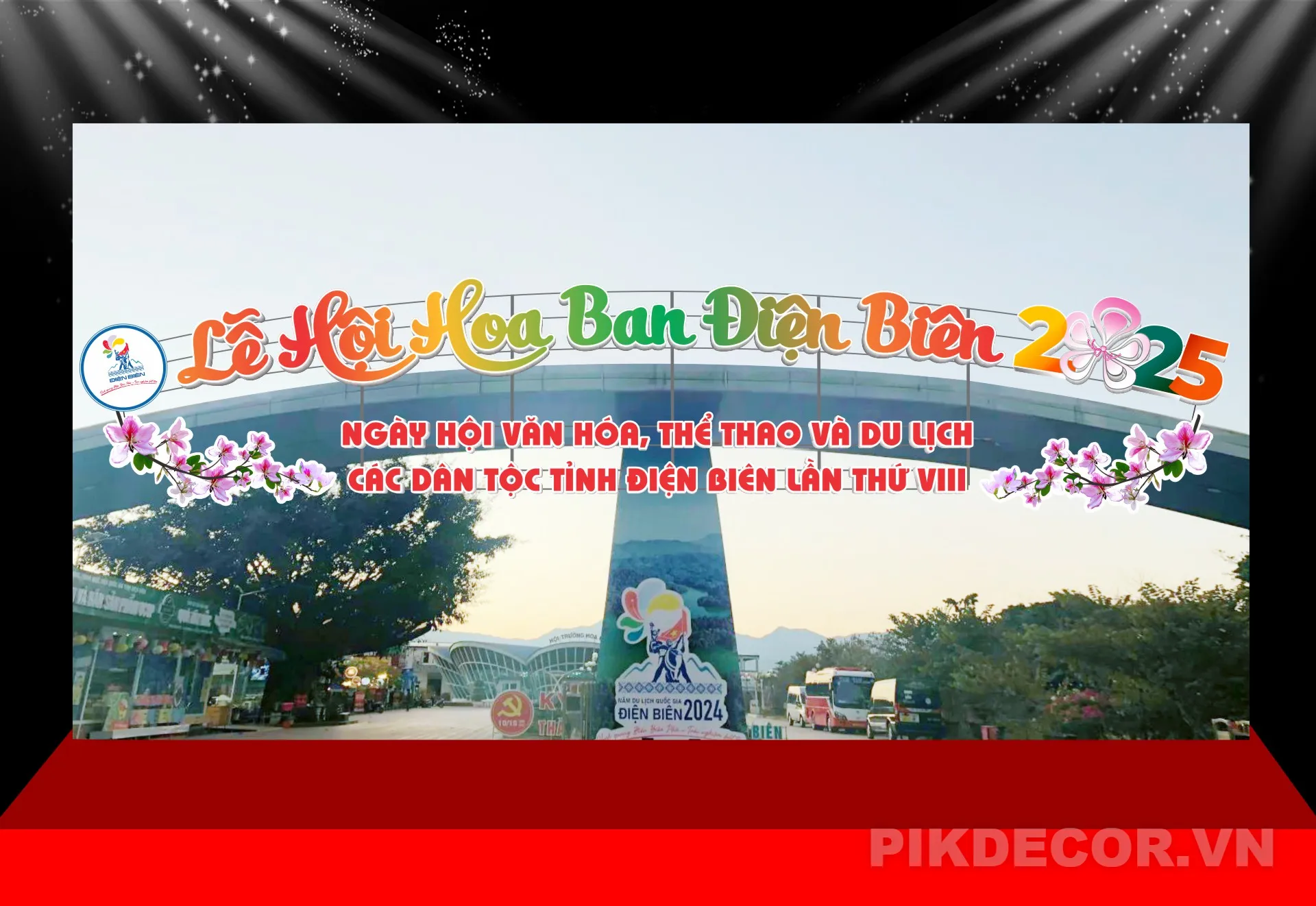 Mẫu Cổng Chào Led Sự Kiện Đẹp – Vector Cắt Cnc Mica Al