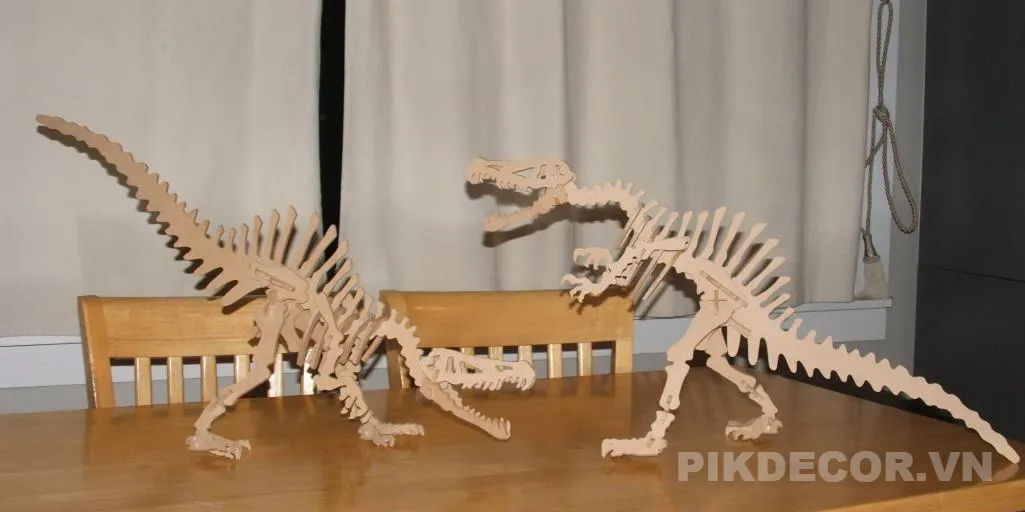 Mẫu File Cắt Cnc Lazer 3D Spinosaurus