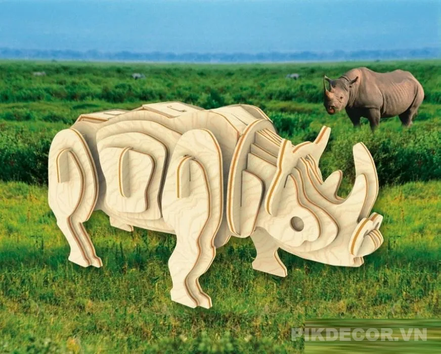 Mẫu File Cắt Cnc Lazer 3D  Rhinoceros
