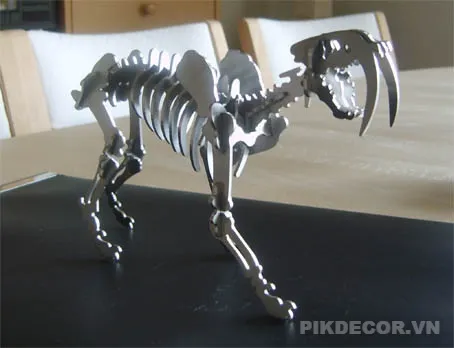 Mẫu File Cắt Cnc Lazer 3D    Saber Tooth