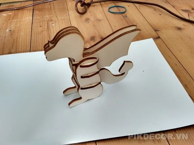 Mẫu File Cắt Cnc Lazer Sku0170 Dragon