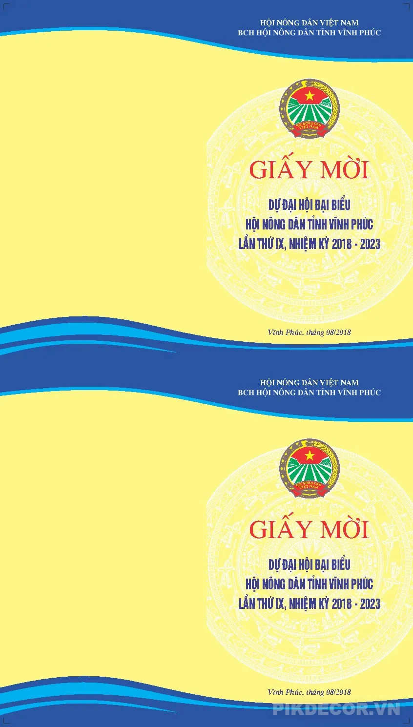 Mẫu Giấy Mời, File In Ấn Chuẩn Vector 797