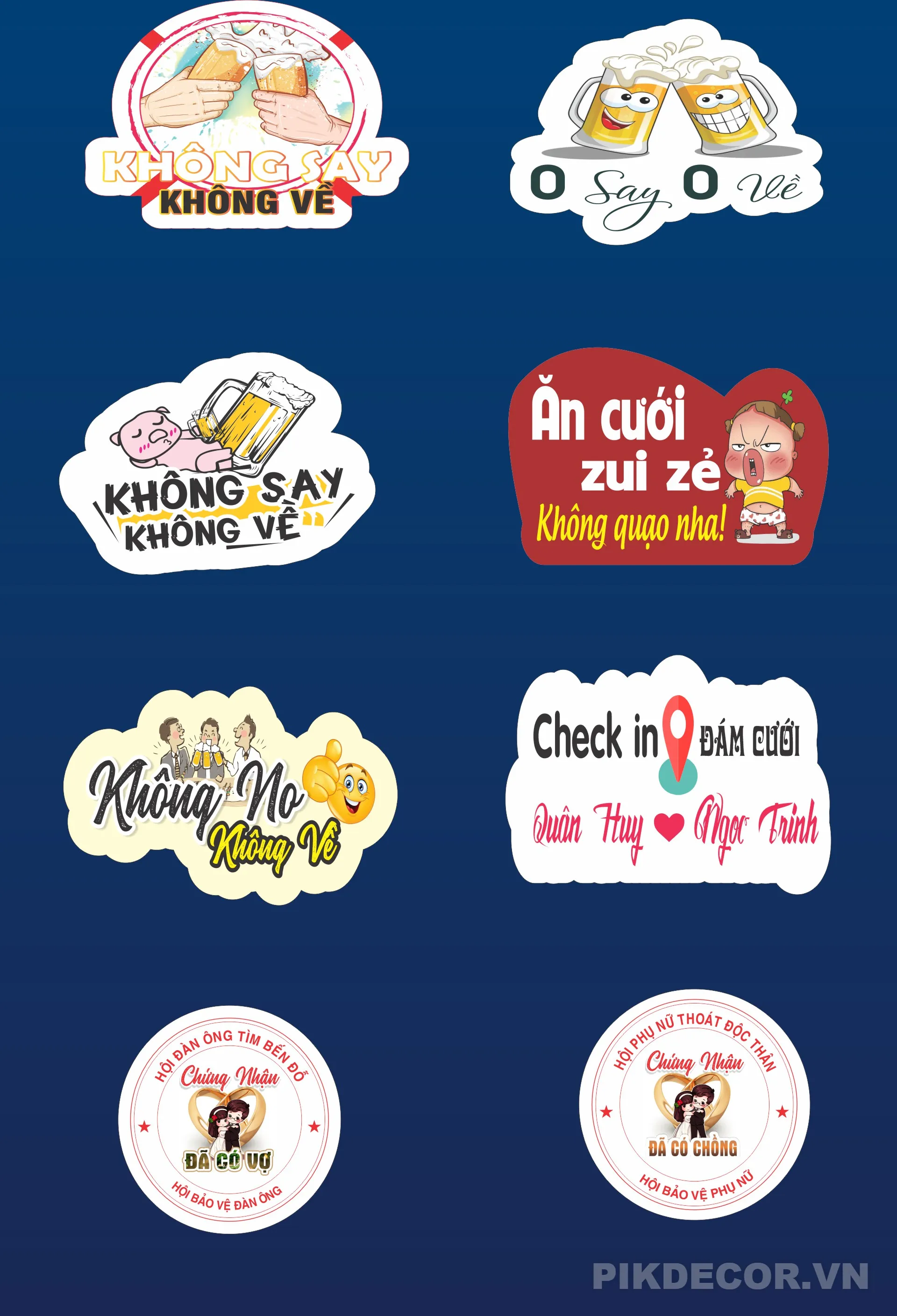 Mẫu Hashtag Photobooth Đám Cưới Dễ Thương – File Vector 417