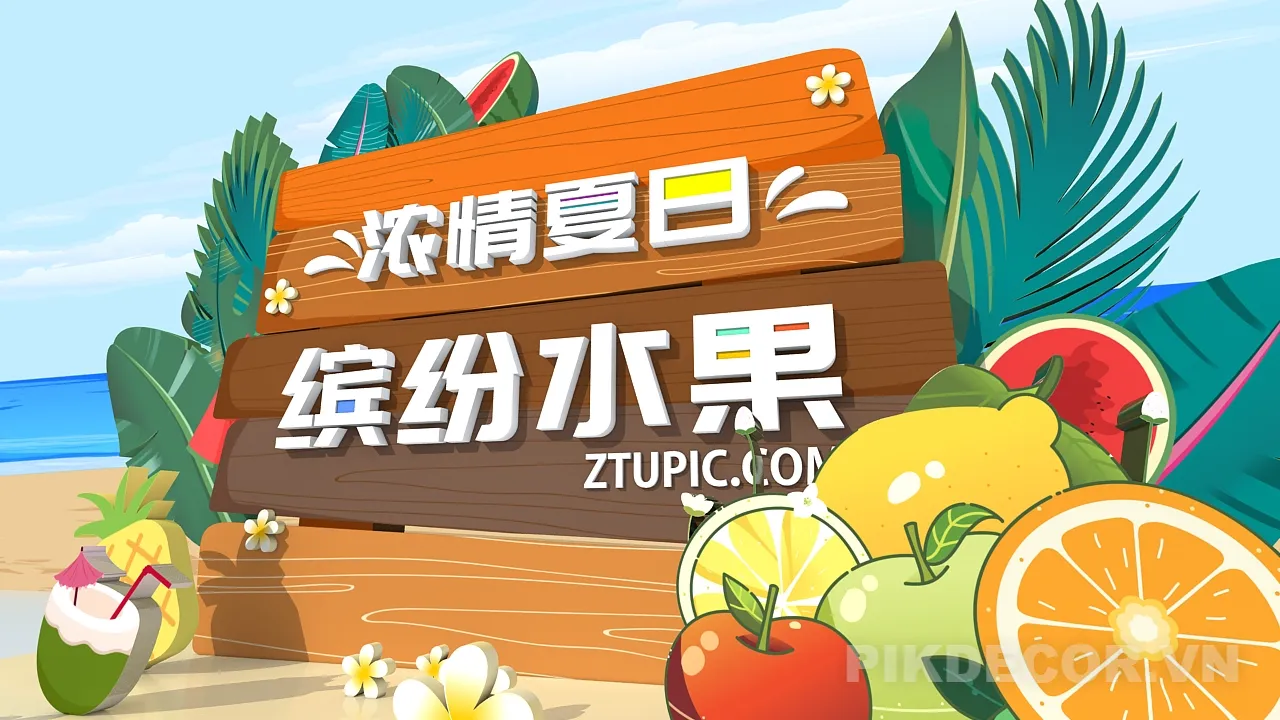 Mẫu Khung Check-In Mùa Hè Biển Cực Đẹp Cho Team Building & Nghỉ Dưỡng Công Ty [File Vector Psd] 189