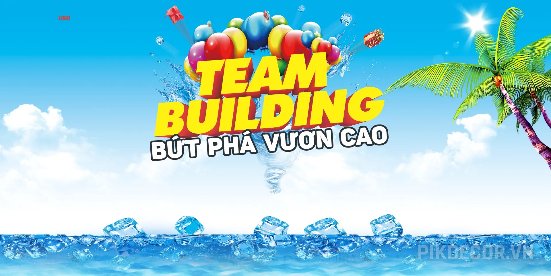 Mẫu Phông Nền Backdrop Team Building Biển Nhiệt Đới Sôi Động Cho Kỳ Nghỉ Dưỡng Mùa Hè Ấn Tượng 536