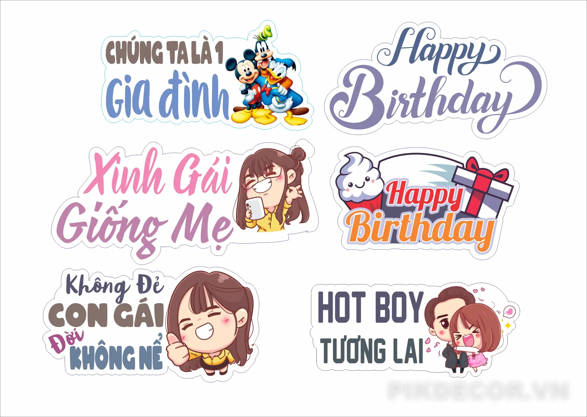 Mẫu Hashtag Cầm Tay Chụp Ảnh Sinh Nhật Cho Bé – File Vector Cute