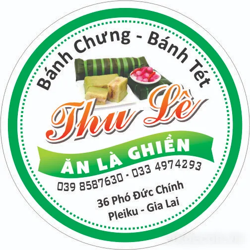 Mẫu Tem Nhãn Sticker Decal Đồ Ăn Vặt – Trà Sữa, Đồ Uống  – Biển Vẫy Tròn 622