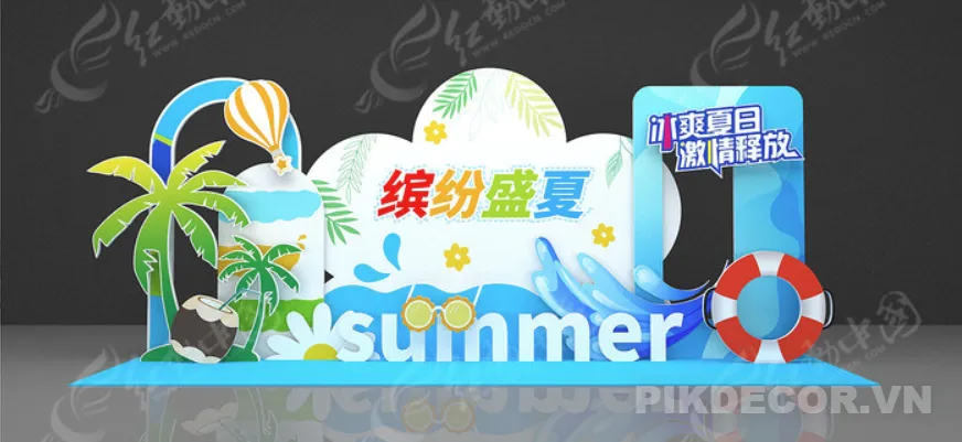 Mẫu Thiết Kế Banner Background Mùa Hè Sôi Động Cho Team Building & Nghỉ Dưỡng Cực Chất 779 623