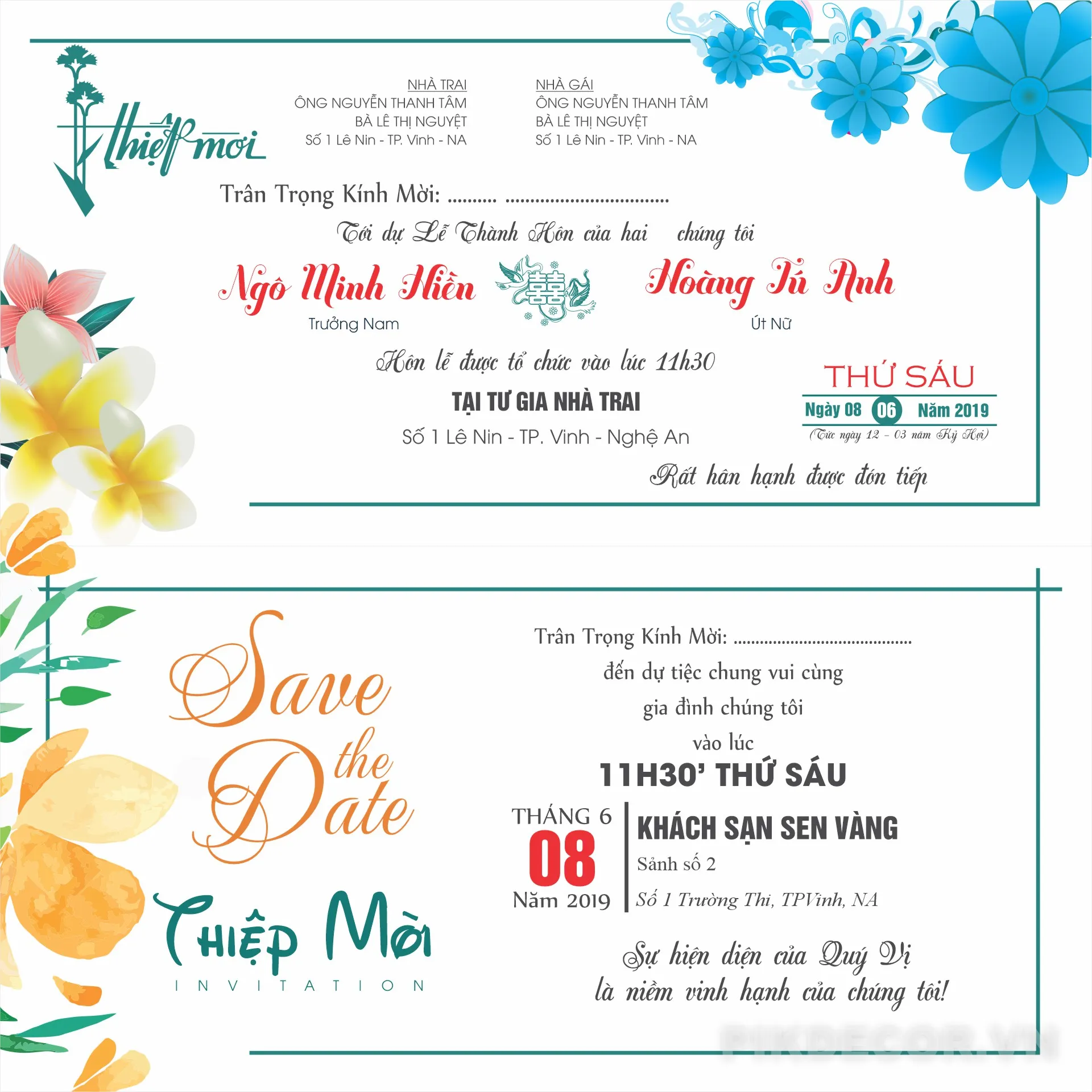 Mẫu Thiết Kế Thiệp Mời Mới Nhất File Vector In Ấn