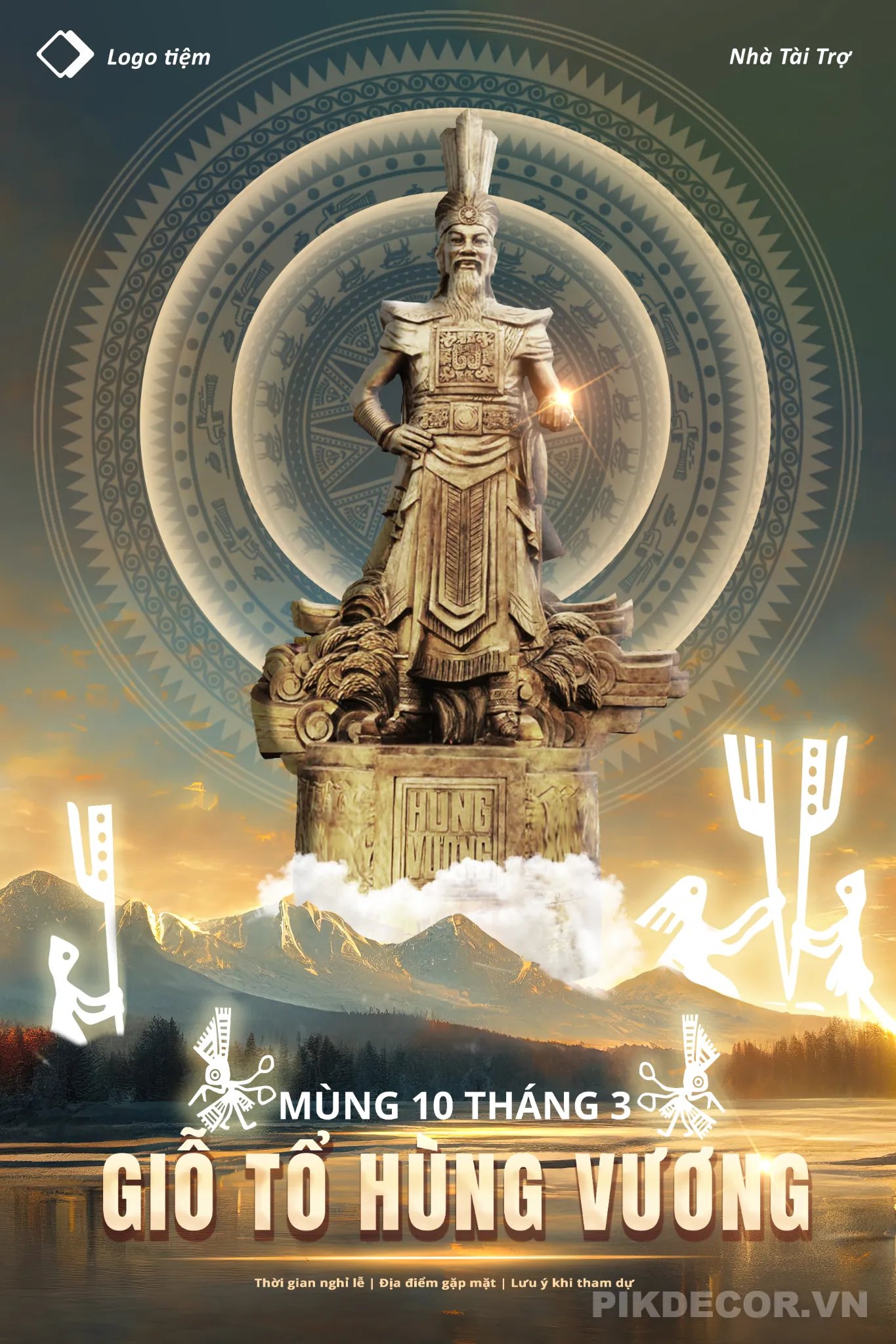 Mẫu Thông Báo Nghĩ Lễ 10-3 907 462