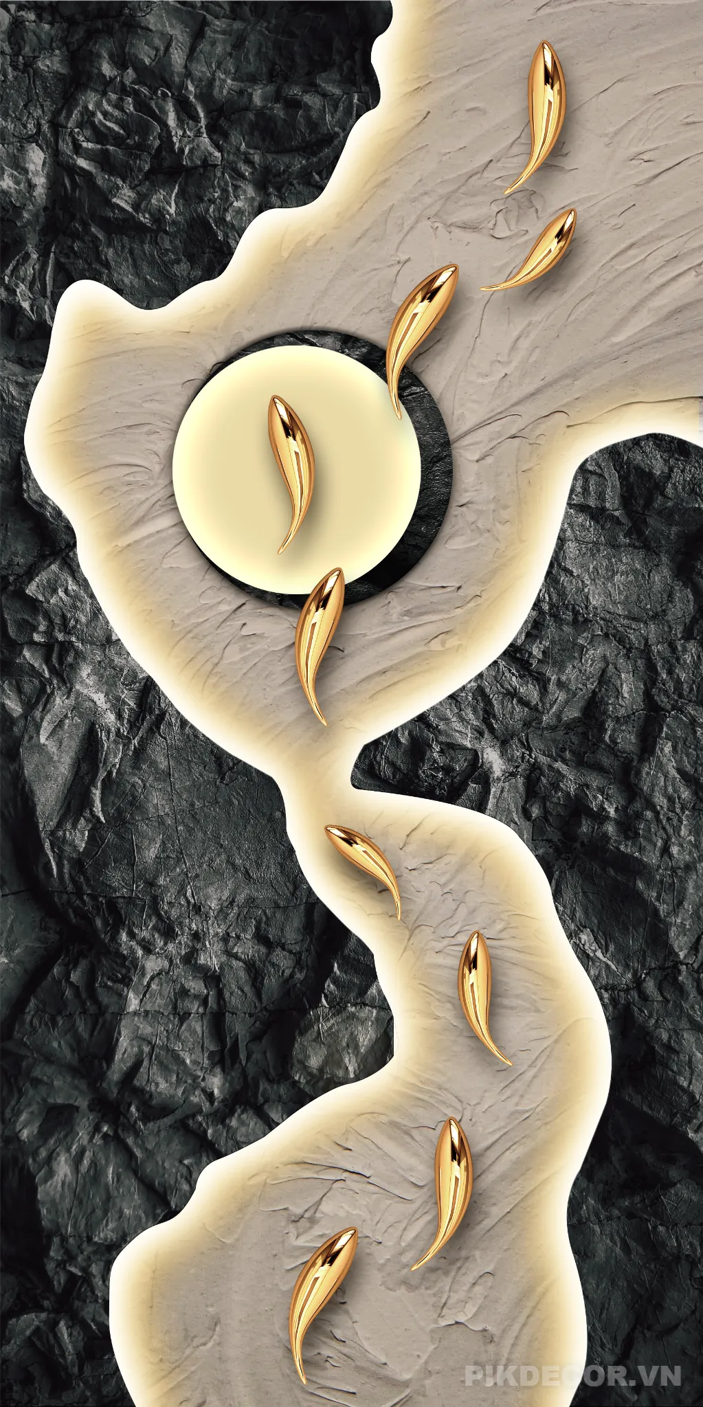 Mẫu Tranh 3D Luxury 139