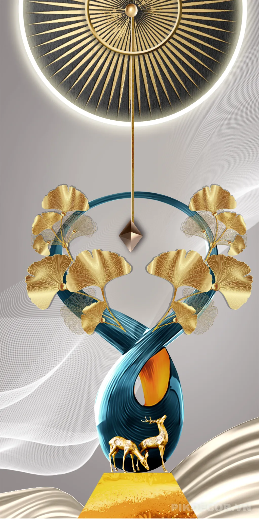 Mẫu Tranh 3D Luxury 605